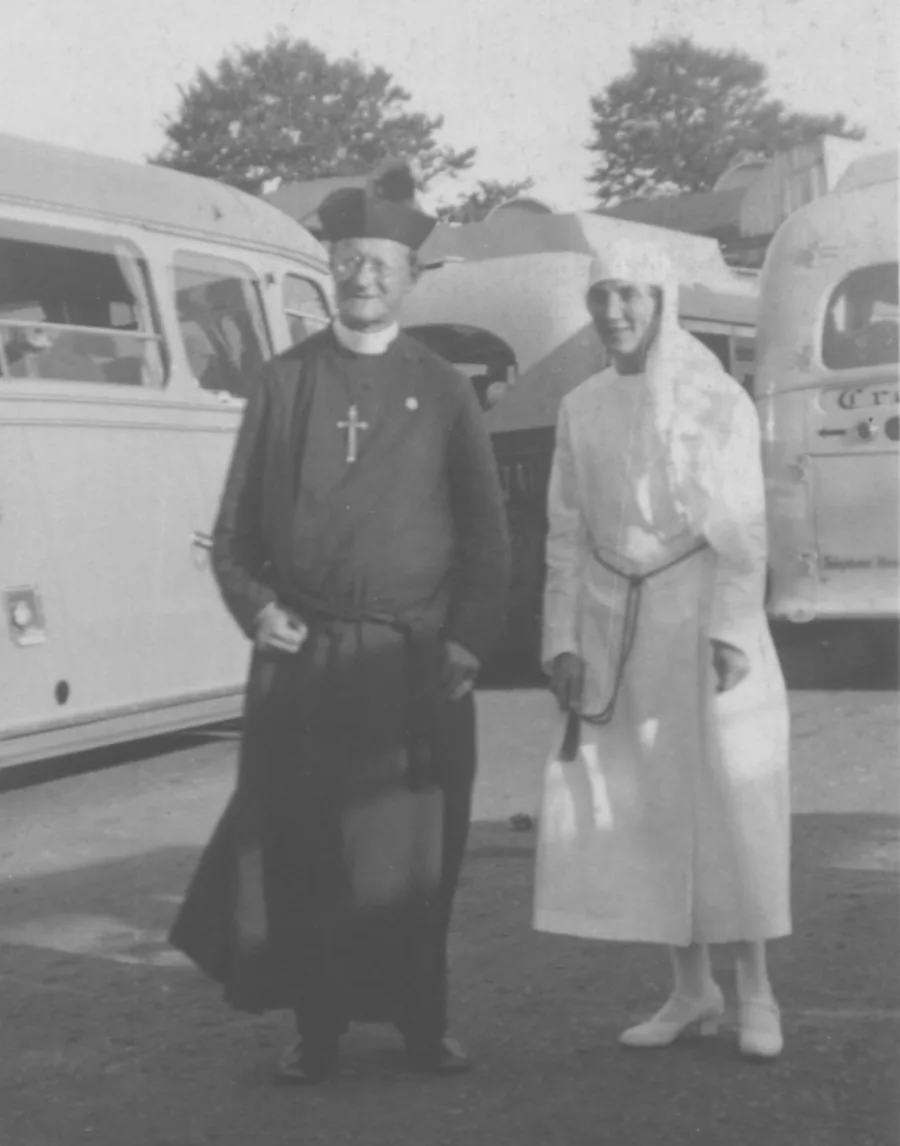 John and Jessie Ward, founders of the Abbey Community, in an archival photograph