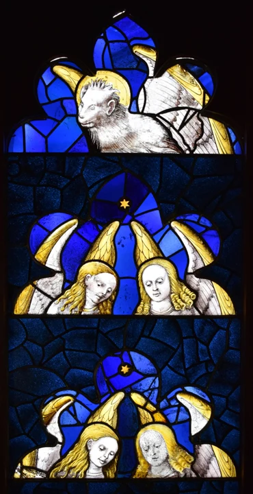 Winchester Cathedral angel panels at the Abbey Church